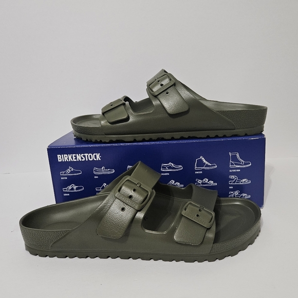 Birkenstock Arizona Eva Khaki - Picture 1 of 6